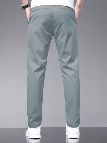 TOPLOT Men's Stylish Slim-Fit Casual Trousers (Casual-Trouser-5226-Silver-38) - Image 4