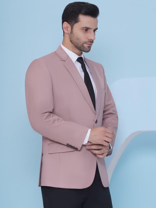 FAVOROSKI Tuxedo Formal Blazers for Men with 2 Pockets | Rayon Slim Fit Single Breasted Blazer | Semi Ethnic Wear Tuxedos | Solid Tuxedo Blazers in Shawl Collar | Blazer for Wedding, Festive, Formal - Image 9