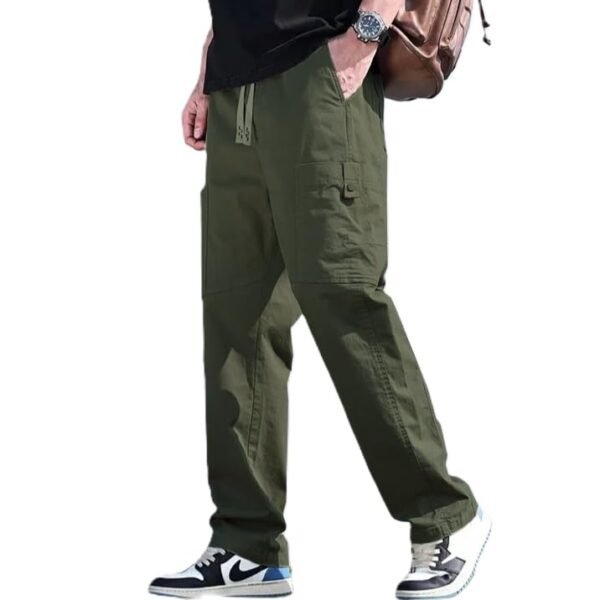LOUIS SENSE Mens REGULER FIT Cargo Pant || Cargo for Men || Casual Trouser || Joggers Pant || (CARGO-03) (in, Numeric, 36, Standard, Green) dress material - Shoppermaart