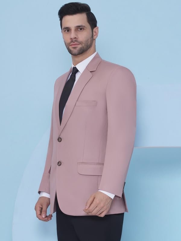 FAVOROSKI Tuxedo Formal Blazers for Men with 2 Pockets | Rayon Slim Fit Single Breasted Blazer | Semi Ethnic Wear Tuxedos | Solid Tuxedo Blazers in Shawl Collar | Blazer for Wedding, Festive, Formal - Image 6