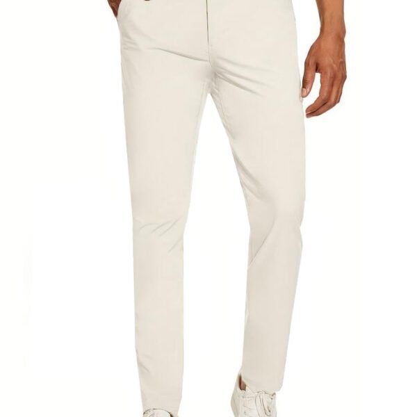 TOPLOT Men's Casual Pants | Pant for Man (Men-Pant-5223-Cream-30) dress material - Shoppermaart