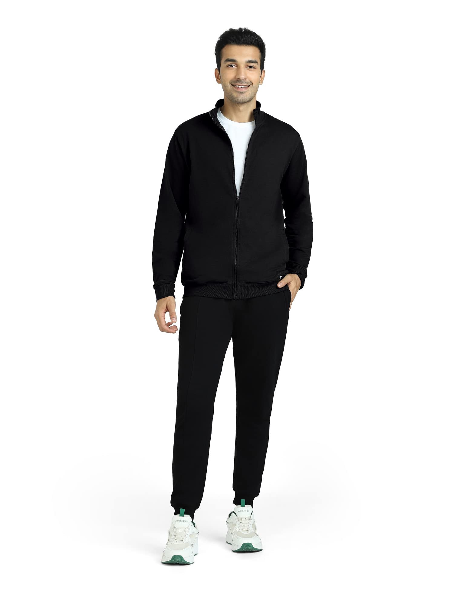 XYXX Men's Regular Jacket Black L - Image 7
