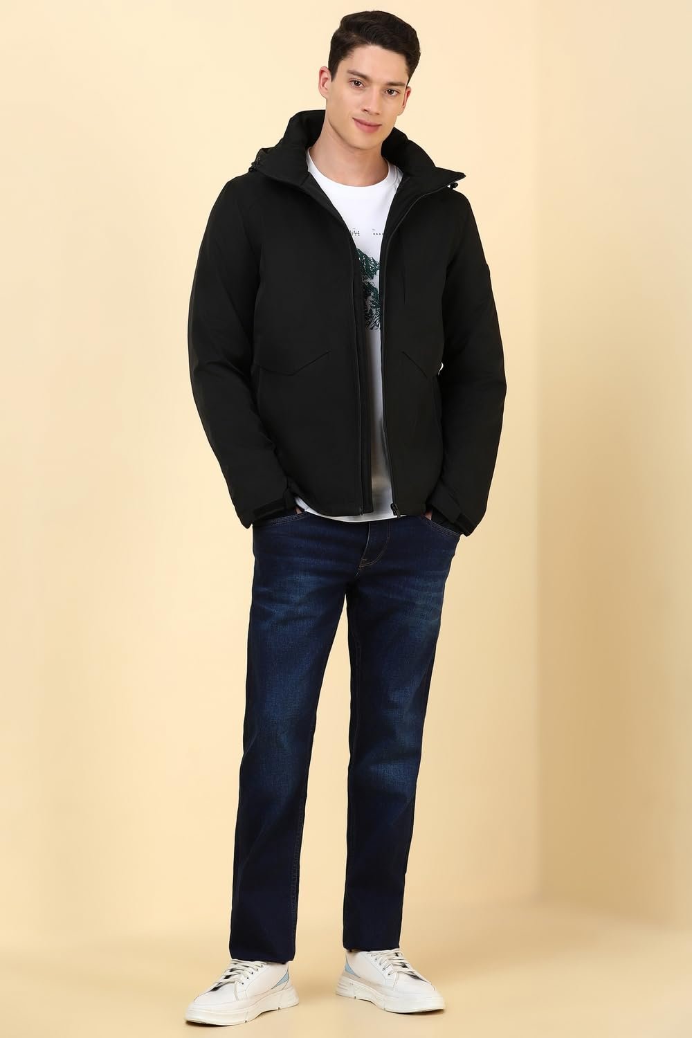 Allen Solly Black Jacket - Image 3