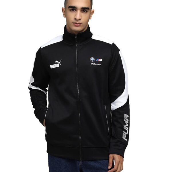 Puma, Men, BMW MMS MT7+ SPACER JACKET, Black, L, (63393701) dress material - Shoppermaart