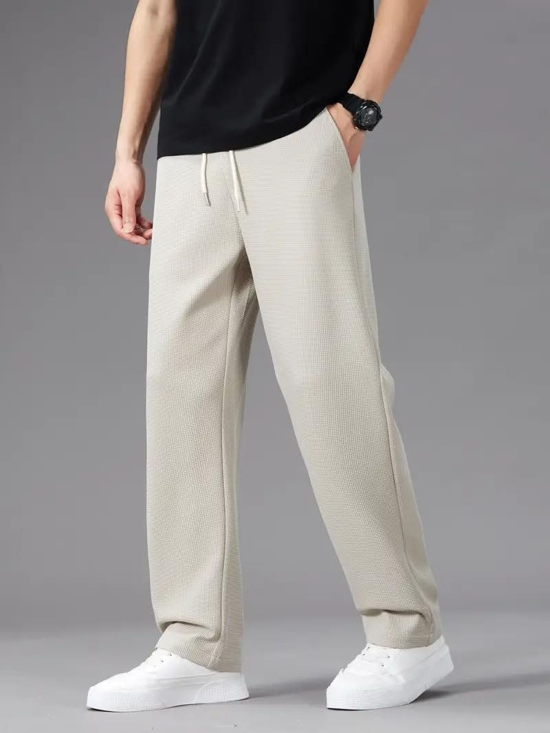 JVX Trouser for Men || Casual Trouser || Track Pant for Men || Trackpants || Mens Track Pant (TROUSER-03) (in, Numeric, 32, Cream)