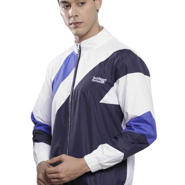 The Indian Garage Co Men's Wind Cheater (1121-WCH-03_White dress material - Shoppermaart