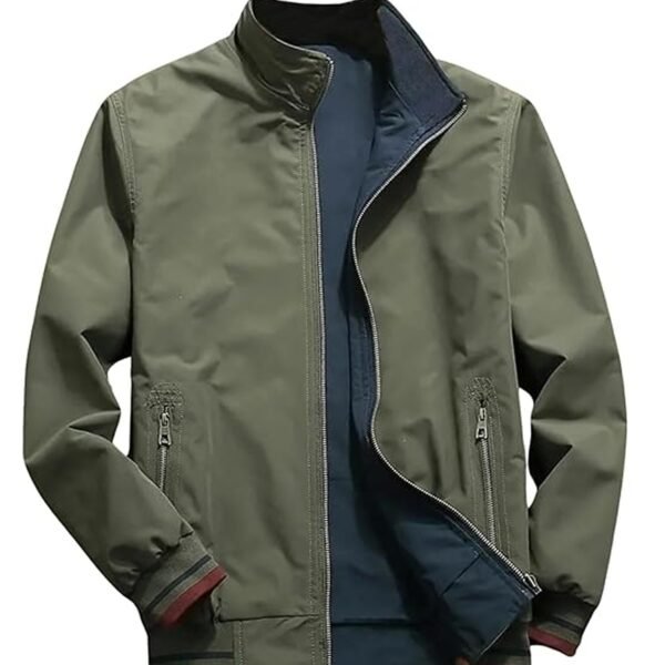 Lymio Jackets || Jacket for men || Lightweight Outwear Jacket (J-06-Green-L) dress material - Shoppermaart
