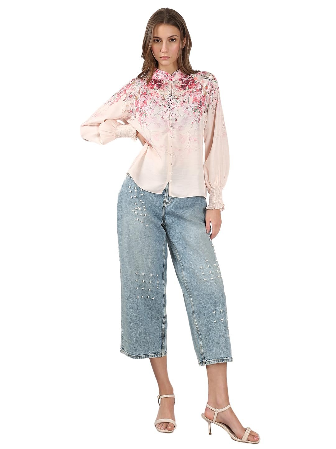 Vero Moda Women Regular Fit Pink Top - Image 4