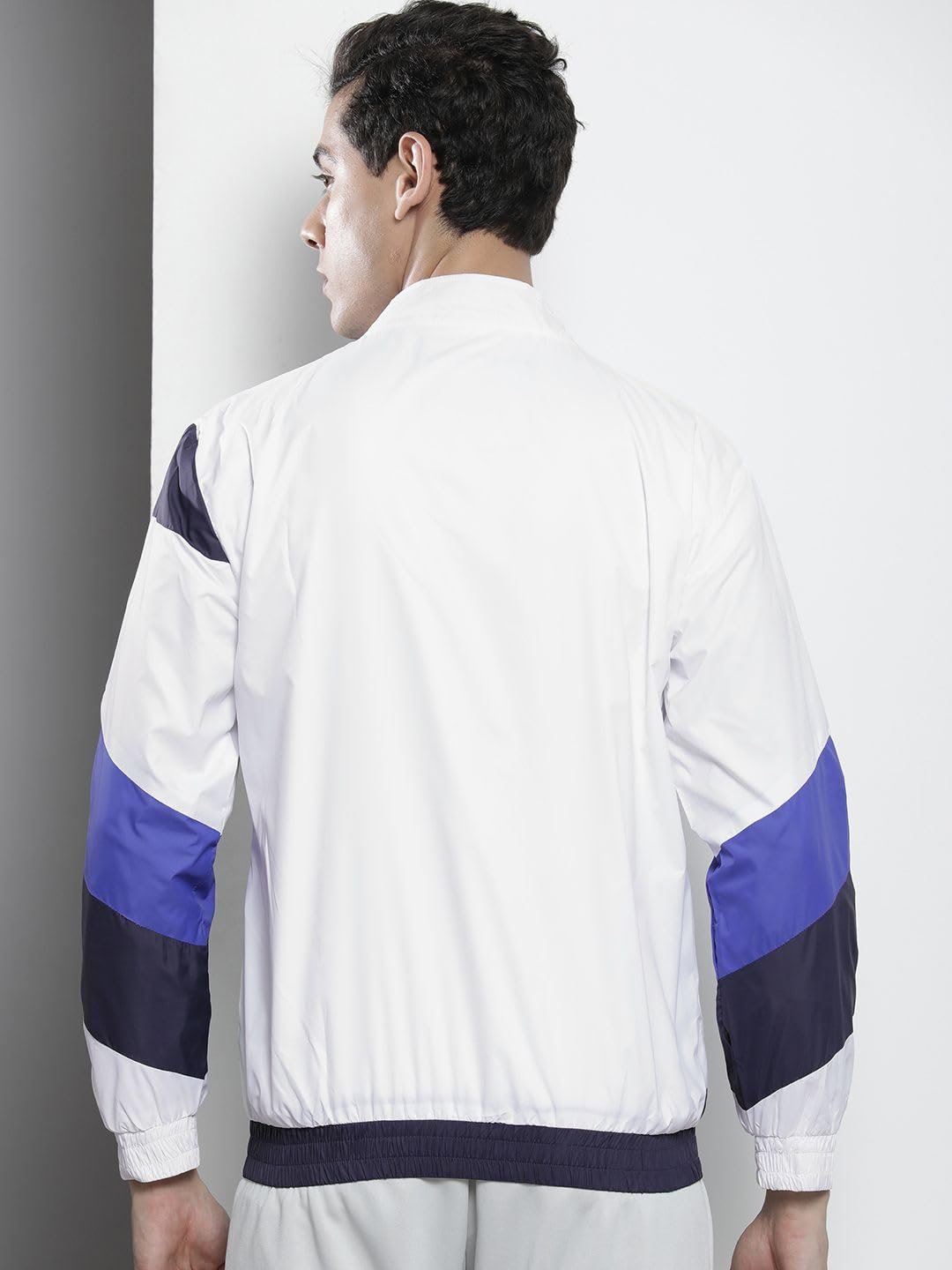 The Indian Garage Co Men's Wind Cheater (1121-WCH-03_White - Image 4