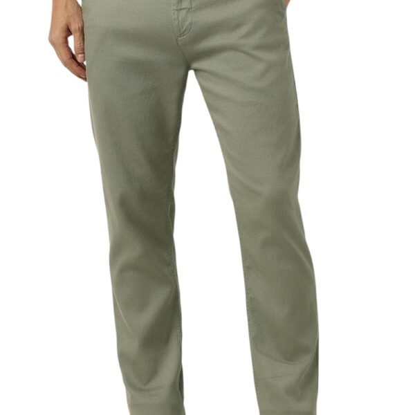 Peter England | Men's Super Slim Fit Stretchable Casual Trousers | Office Sleek & Trendy Look Medium Grey dress material - Shoppermaart