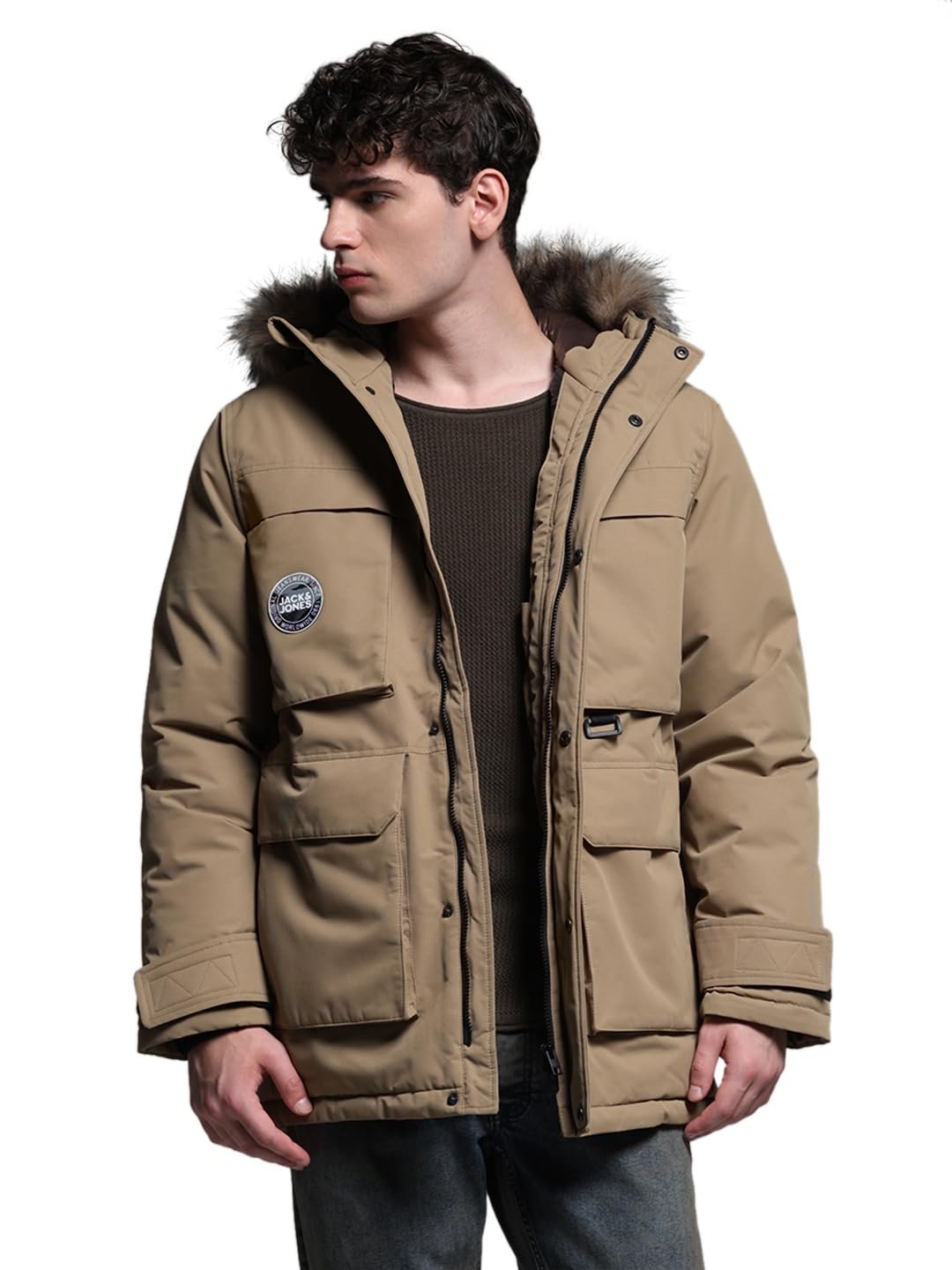 Jack & Jones Men Regular Fit Brown Jacket - Image 6