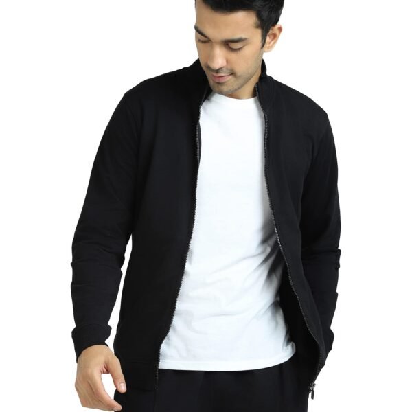 XYXX Men's Regular Jacket Black L dress material - Shoppermaart
