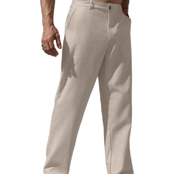 Lymio Trouser for Men | Regular Fit Casual Trouser (Trouser-38-Beige-M) dress material - Shoppermaart