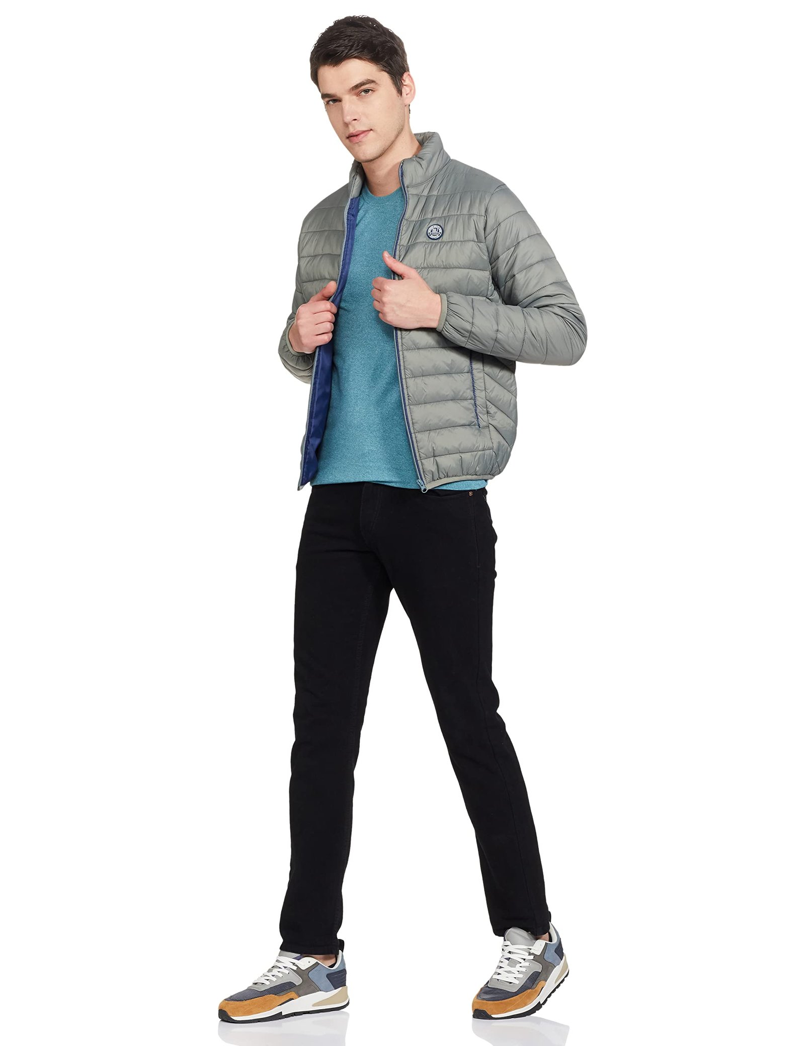 Duke Men's Nylon Standard Length Bomber Jacket (WSDZ834_L.Olive_L - Image 7