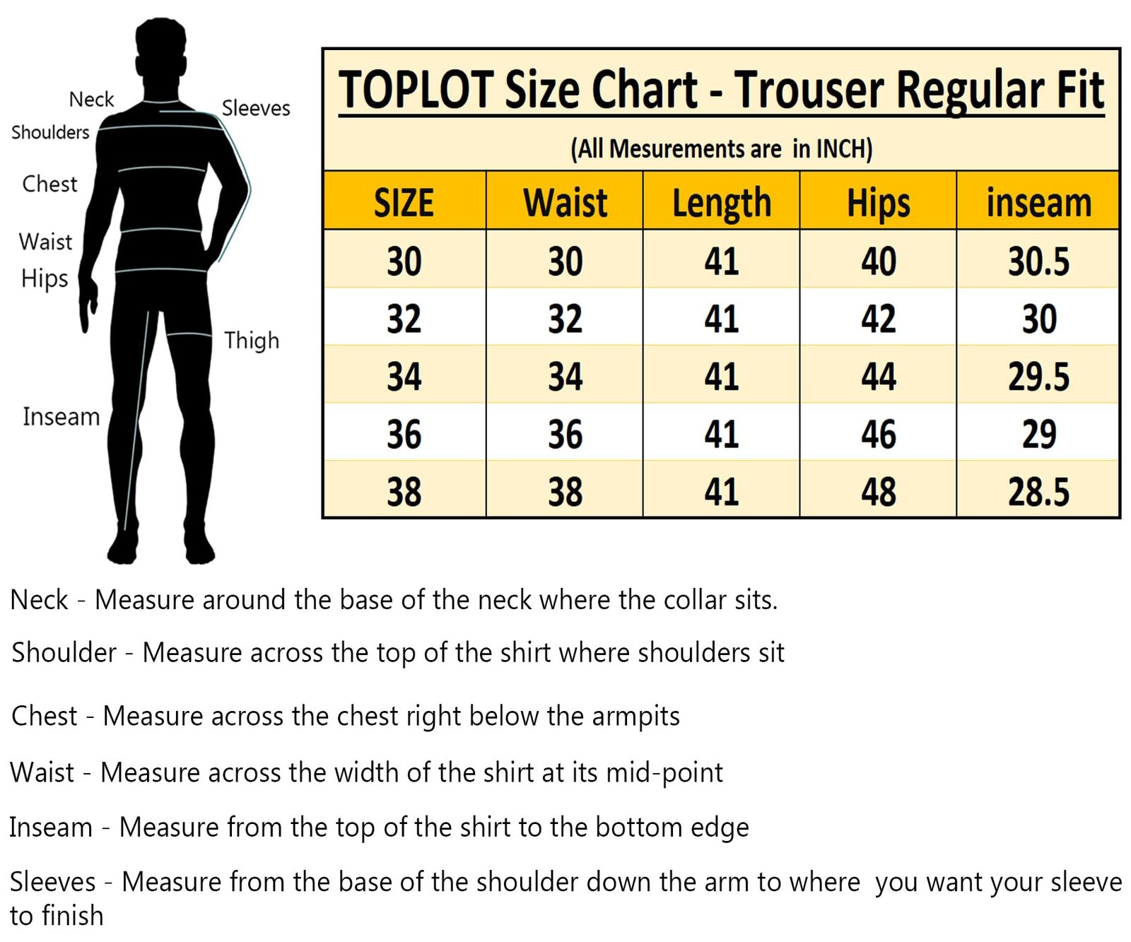 TOPLOT Men’s Casual Pants | Pant for Man (Men-Pant-5223-Cream-30)