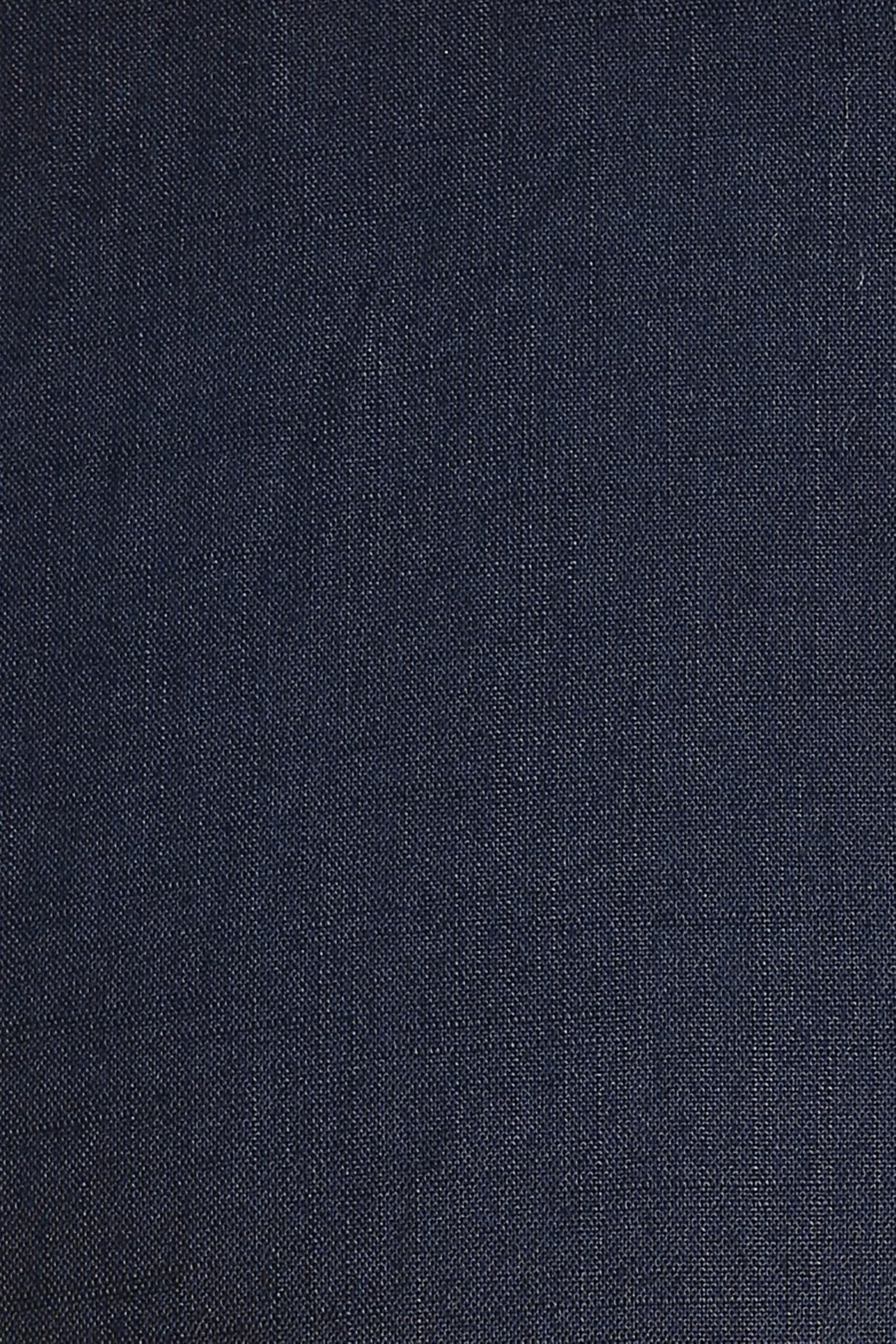 Louis Philippe Men Navy Solid Full Sleeves Casual Shirt